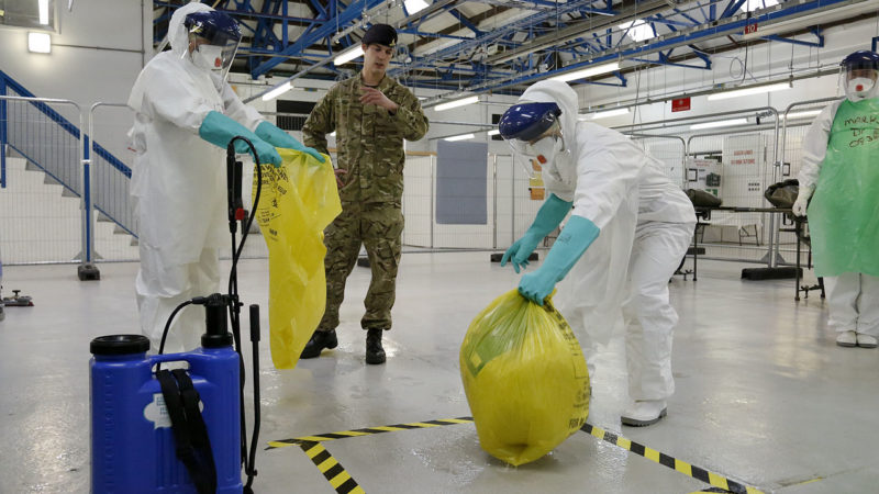 The equipment used for crime scene cleanup