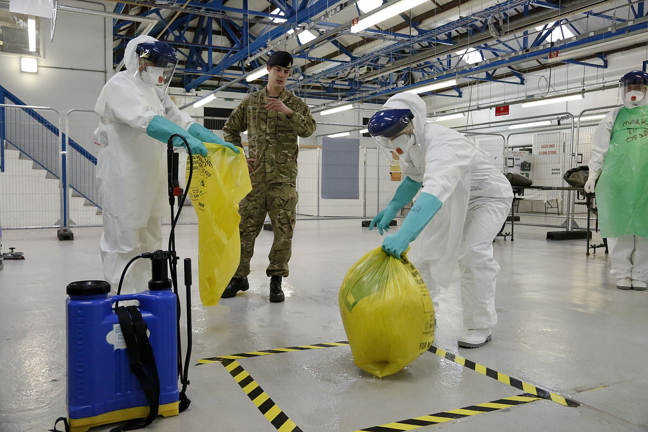 The equipment used for crime scene cleanup