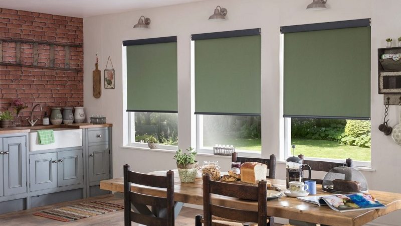 Roller blinds gives the perfect effects to windows