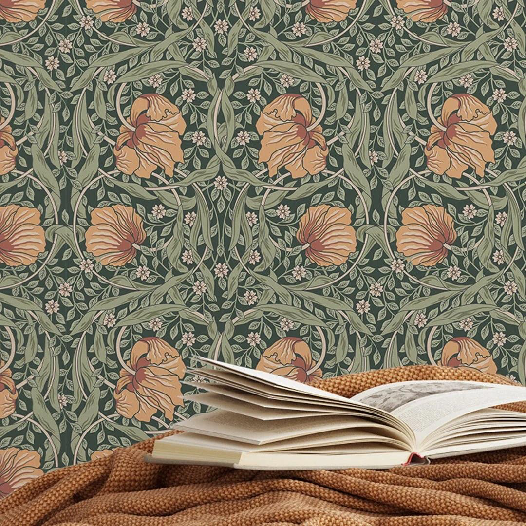 Why Art Nouveau Wallpaper Blends Nature with Artistry